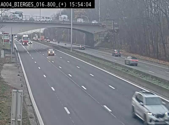 <h2>Webcam à Wavre, à hauteur de la sortie 5 Bierges. Vue orientée vers Namur</h2>
