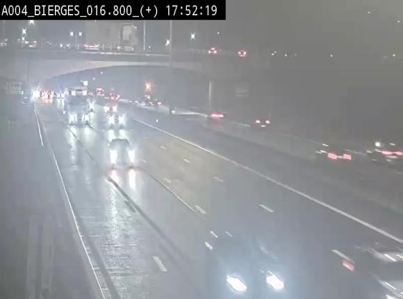 <h2>Webcam à Wavre, à hauteur de la sortie 5 Bierges. Vue orientée vers Namur</h2>