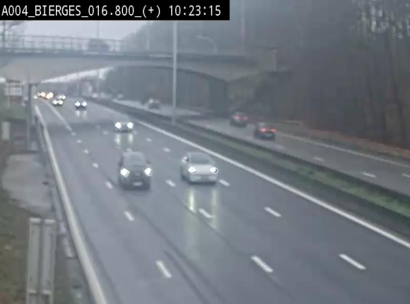 <h2>Webcam à Wavre, à hauteur de la sortie 5 Bierges. Vue orientée vers Namur</h2>
