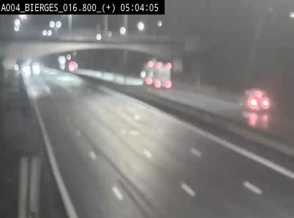 <h2>Webcam à Wavre, à hauteur de la sortie 5 Bierges. Vue orientée vers Namur</h2>