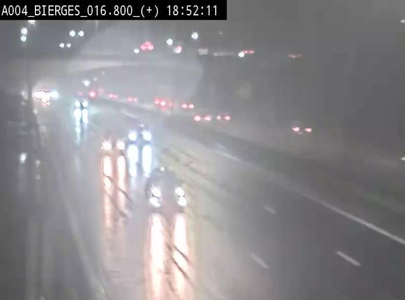<h2>Webcam à Wavre, à hauteur de la sortie 5 Bierges. Vue orientée vers Namur</h2>