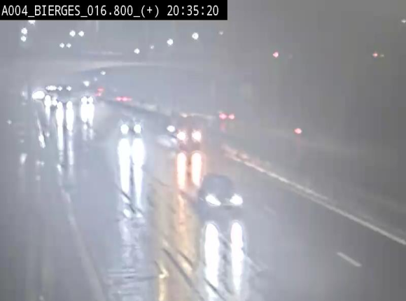 <h2>Webcam à Wavre, à hauteur de la sortie 5 Bierges. Vue orientée vers Namur</h2>
