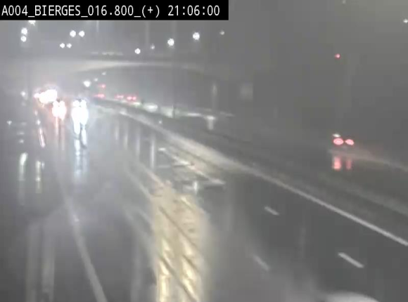 <h2>Webcam à Wavre, à hauteur de la sortie 5 Bierges. Vue orientée vers Namur</h2>