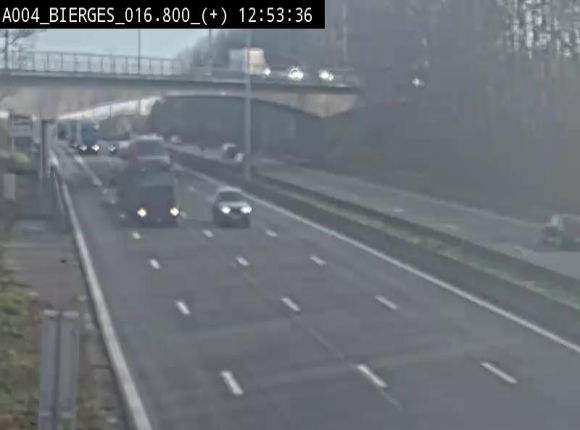 <h2>Webcam à Wavre, à hauteur de la sortie 5 Bierges. Vue orientée vers Namur</h2>