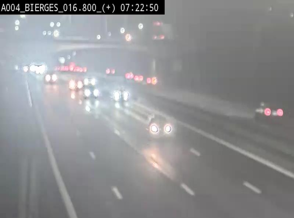 <h2>Webcam à Wavre, à hauteur de la sortie 5 Bierges. Vue orientée vers Namur</h2>