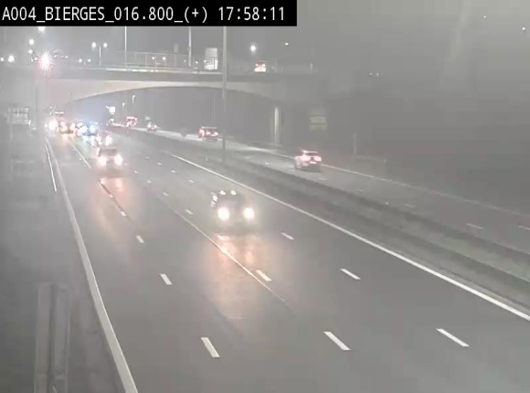 <h2>Webcam à Wavre, à hauteur de la sortie 5 Bierges. Vue orientée vers Namur</h2>