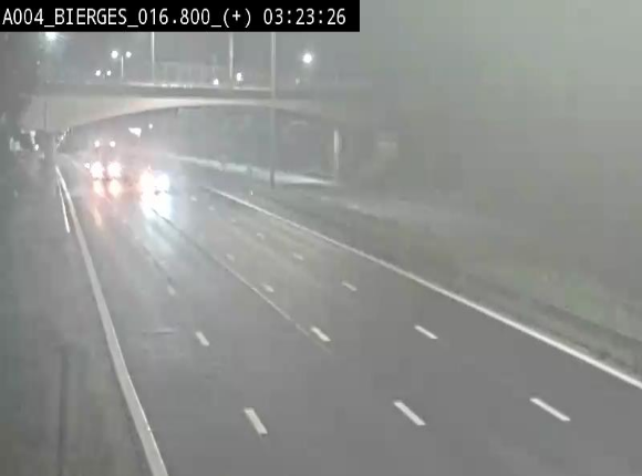 <h2>Webcam à Wavre, à hauteur de la sortie 5 Bierges. Vue orientée vers Namur</h2>