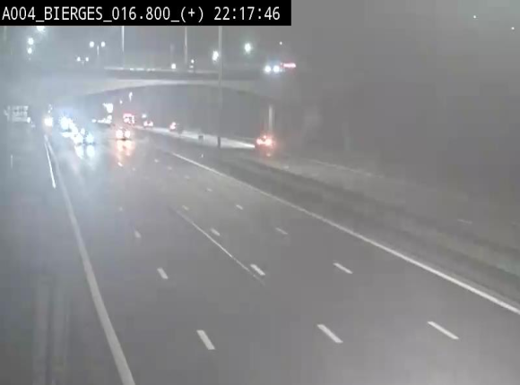 <h2>Webcam à Wavre, à hauteur de la sortie 5 Bierges. Vue orientée vers Namur</h2>