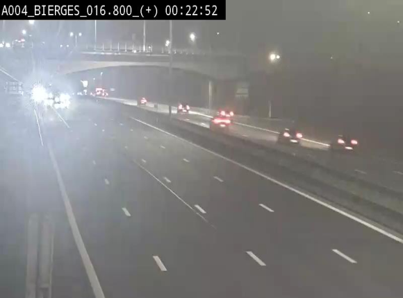 <h2>Webcam à Wavre, à hauteur de la sortie 5 Bierges. Vue orientée vers Namur</h2>