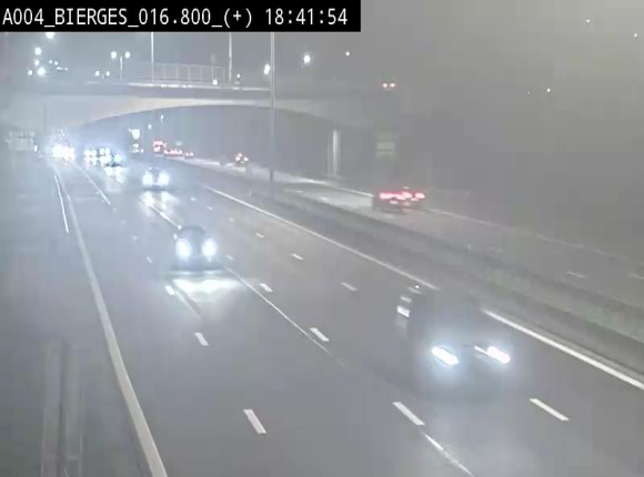 <h2>Webcam à Wavre, à hauteur de la sortie 5 Bierges. Vue orientée vers Namur</h2>