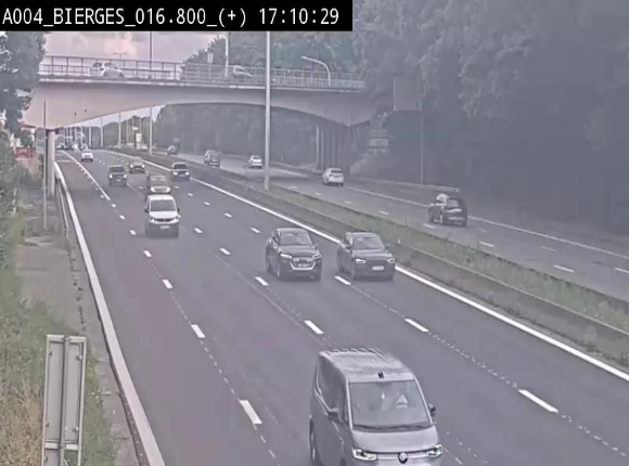 <h2>Webcam à Wavre, à hauteur de la sortie 5 Bierges. Vue orientée vers Namur</h2>