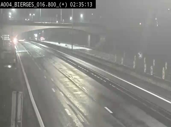 <h2>Webcam à Wavre, à hauteur de la sortie 5 Bierges. Vue orientée vers Namur</h2>