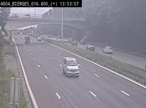 <h2>Webcam à Wavre, à hauteur de la sortie 5 Bierges. Vue orientée vers Namur</h2>