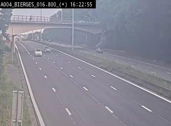 <h2>Webcam à Wavre, à hauteur de la sortie 5 Bierges. Vue orientée vers Namur</h2>