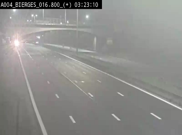 <h2>Webcam à Wavre, à hauteur de la sortie 5 Bierges. Vue orientée vers Namur</h2>