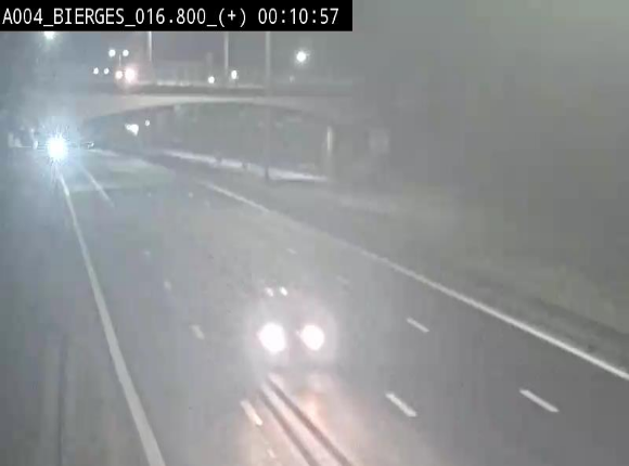 <h2>Webcam à Wavre, à hauteur de la sortie 5 Bierges. Vue orientée vers Namur</h2>