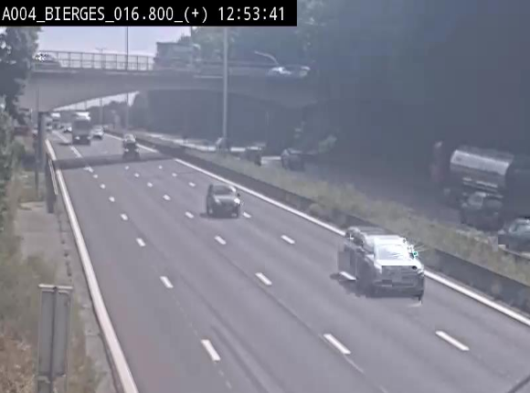 <h2>Webcam à Wavre, à hauteur de la sortie 5 Bierges. Vue orientée vers Namur</h2>