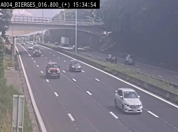 <h2>Webcam à Wavre, à hauteur de la sortie 5 Bierges. Vue orientée vers Namur</h2>