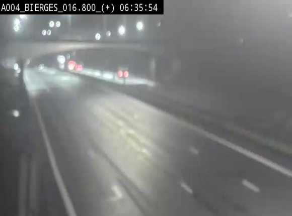 <h2>Webcam à Wavre, à hauteur de la sortie 5 Bierges. Vue orientée vers Namur</h2>