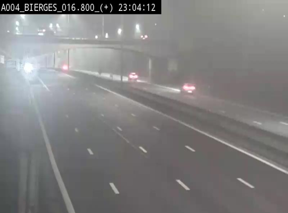 <h2>Webcam à Wavre, à hauteur de la sortie 5 Bierges. Vue orientée vers Namur</h2>