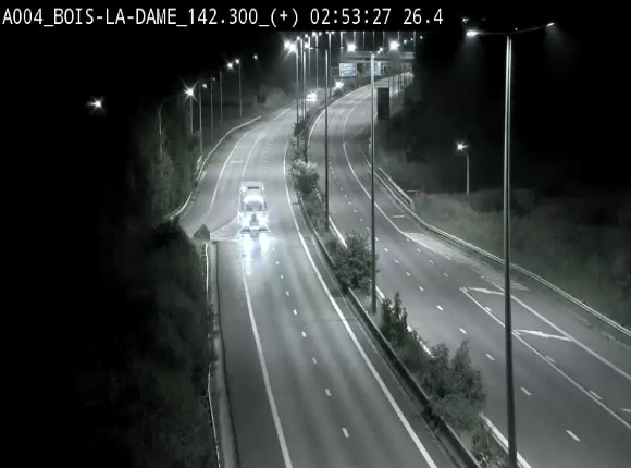 <h2>Webcam située entre la sortie 29 Neufchâteau et la jonction avec l'E25 en direction de Liège et Luxembourg</h2>