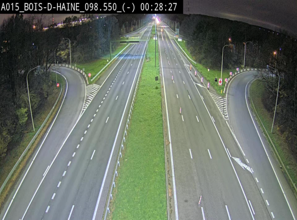 <h2>Webcam autoroute Belgique - Bois d'Haine - E42 - BK 98.6</h2>