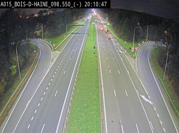 <h2>Webcam autoroute Belgique - Bois d'Haine - E42 - BK 98.6</h2>