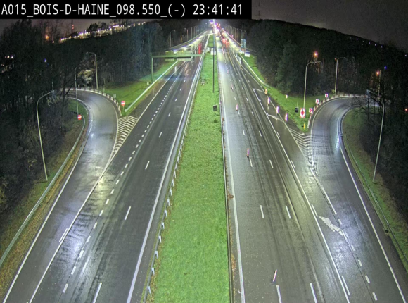 <h2>Webcam autoroute Belgique - Bois d'Haine - E42 - BK 98.6</h2>