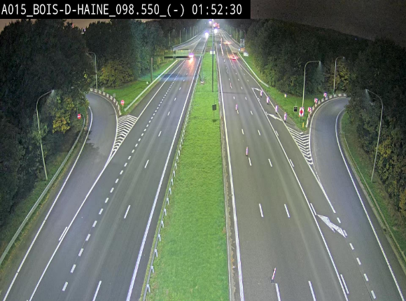 <h2>Webcam autoroute Belgique - Bois d'Haine - E42 - BK 98.6</h2>