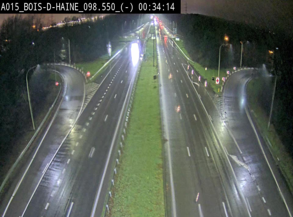 <h2>Webcam autoroute Belgique - Bois d'Haine - E42 - BK 98.6</h2>