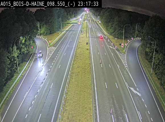 <h2>Webcam autoroute Belgique - Bois d'Haine - E42 - BK 98.6</h2>
