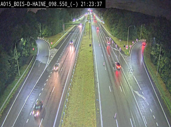 <h2>Webcam autoroute Belgique - Bois d'Haine - E42 - BK 98.6</h2>