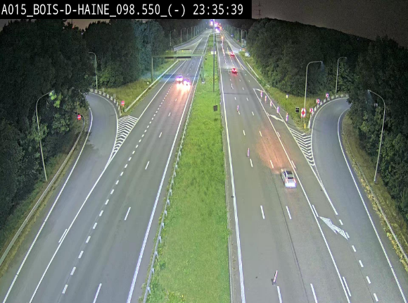 <h2>Webcam autoroute Belgique - Bois d'Haine - E42 - BK 98.6</h2>
