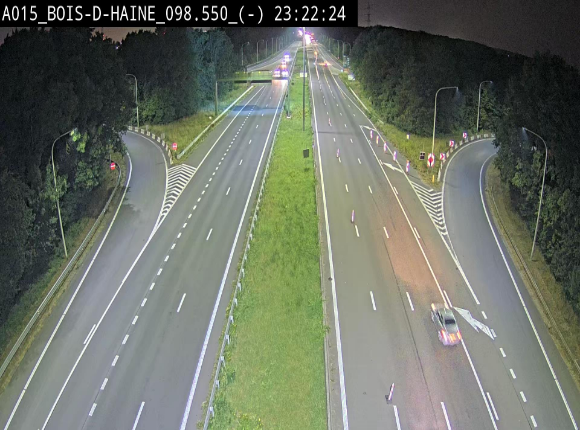 <h2>Webcam autoroute Belgique - Bois d'Haine - E42 - BK 98.6</h2>