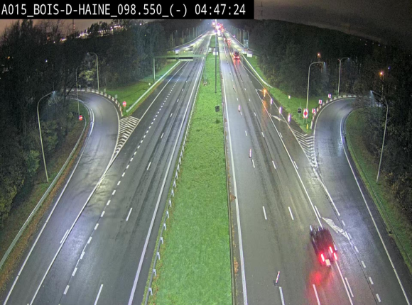 <h2>Webcam autoroute Belgique - Bois d'Haine - E42 - BK 98.6</h2>