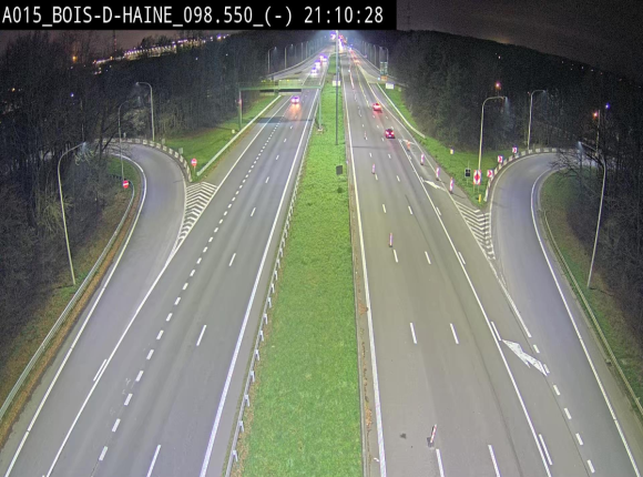 <h2>Webcam autoroute Belgique - Bois d'Haine - E42 - BK 98.6</h2>