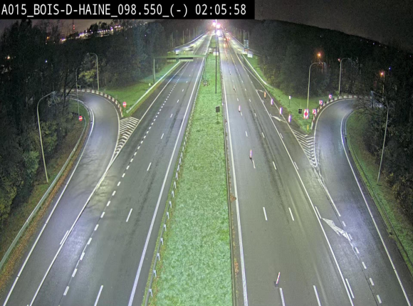 <h2>Webcam autoroute Belgique - Bois d'Haine - E42 - BK 98.6</h2>