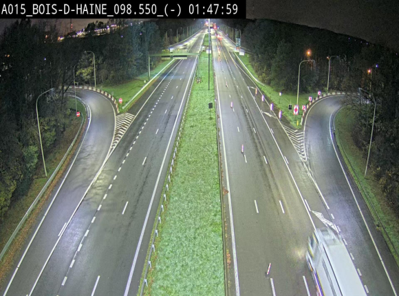 <h2>Webcam autoroute Belgique - Bois d'Haine - E42 - BK 98.6</h2>