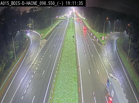 <h2>Webcam autoroute Belgique - Bois d'Haine - E42 - BK 98.6</h2>