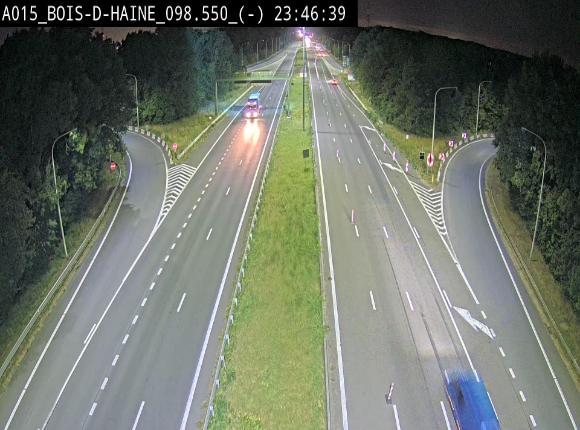 Webcam autoroute Belgique - Bois d'Haine - E42 - BK 98.6