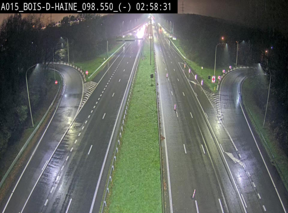 <h2>Webcam autoroute Belgique - Bois d'Haine - E42 - BK 98.6</h2>