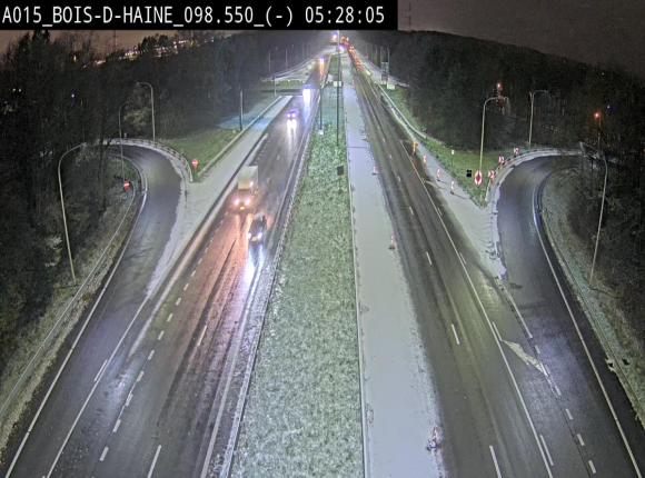 <h2>Webcam autoroute Belgique - Bois d'Haine - E42 - BK 98.6</h2>
