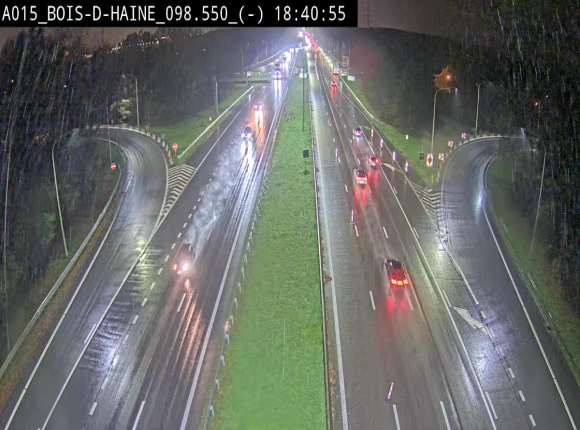 <h2>Webcam autoroute Belgique - Bois d'Haine - E42 - BK 98.6</h2>