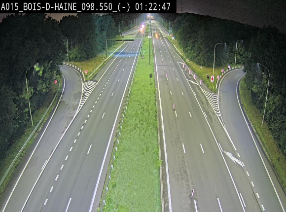 <h2>Webcam autoroute Belgique - Bois d'Haine - E42 - BK 98.6</h2>
