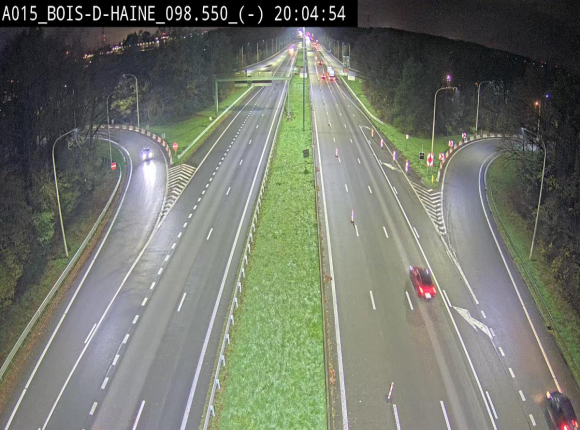 <h2>Webcam autoroute Belgique - Bois d'Haine - E42 - BK 98.6</h2>