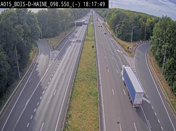 <h2>Webcam autoroute Belgique - Bois d'Haine - E42 - BK 98.6</h2>