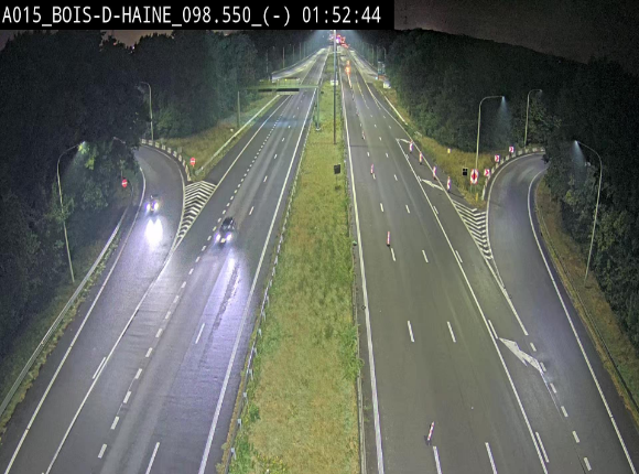 <h2>Webcam autoroute Belgique - Bois d'Haine - E42 - BK 98.6</h2>