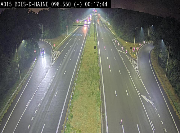 <h2>Webcam autoroute Belgique - Bois d'Haine - E42 - BK 98.6</h2>