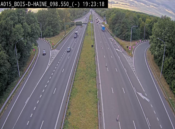 <h2>Webcam autoroute Belgique - Bois d'Haine - E42 - BK 98.6</h2>