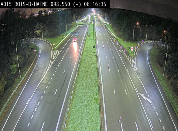 <h2>Webcam autoroute Belgique - Bois d'Haine - E42 - BK 98.6</h2>